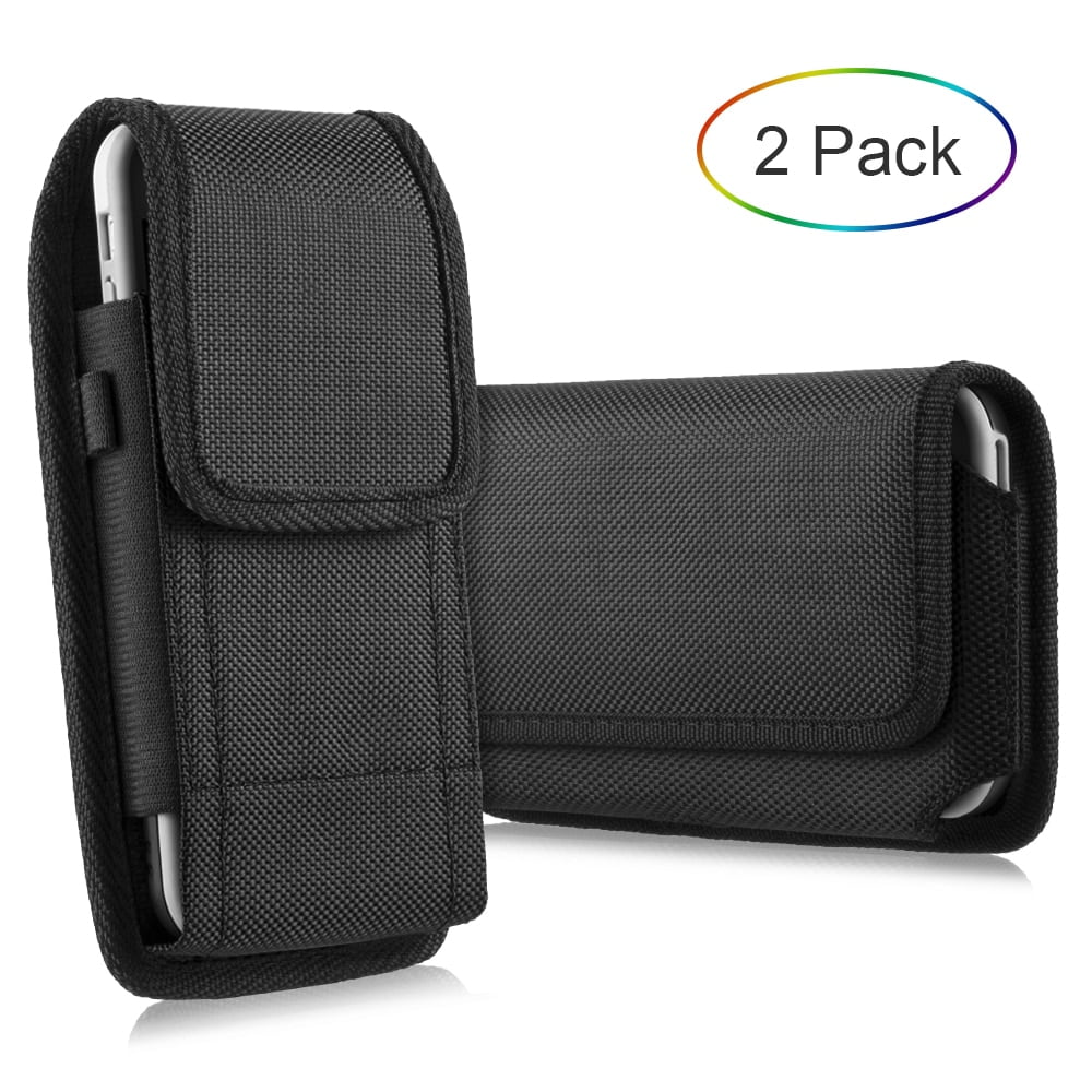 2Pack LUXMO Belt Clip Holster Carrying Case for iPhone 8 Plus 7 Plus 6s