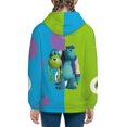 thumbnail image 4 of Monster Inc Girls Boys Graphic Hooded Sweatshirt Sizes 7-20 Pullover Sweatshirt Monster Inc Merch Gifts for Kids Teens, 4 of 7