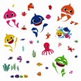 thumbnail image 4 of Roommates Baby Shark Pee & Stick Wall Decal, 4 of 5