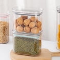 thumbnail image 4 of Nuevas latas de plástico cuadradas selladas para alimentos, latas de almacenamiento para granos de café de calidad alimentaria, caja de almacenamiento, 4 of 5