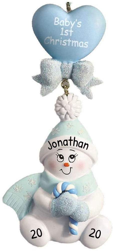 baby boy 1st christmas ornament