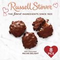 thumbnail image 2 of Russell Stover Valentine's Day Satin Heart Pecan Delights Milk Chocolate Candy Gift Box, 7.2 oz., 2 of 8