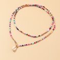 thumbnail image 2 of Collier - Long Collier de Perles de Graines Multicolore, 2 of 3
