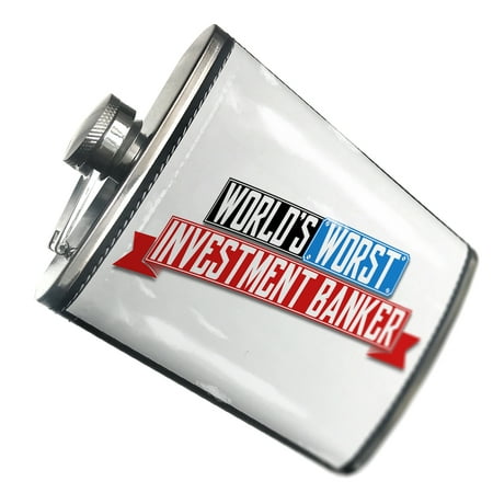

NEONBLOND Flask Funny Worlds worst Investment Banker