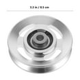 thumbnail image 6 of OFFIGAM Easy Install Aluminum Alloy Pulley Wheel Silver Fitness Equipment Support Pulley, 6 of 8