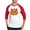 Red/White, variant on CafePress - Cat Jack O Lantern Pumpkin - Cotton Baseball Jersey, 3/4 Raglan Sleeve Shirt