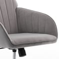 thumbnail image 3 of Soft Velvet Ergonomic Chair / Suitable for Long Work Hours / Offers Lumbar Support, 3 of 5