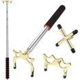 thumbnail image 1 of Skylety Tête de Billard Rétractable 3 Pcs Amovible, Ensemble Snooker table de Billard Or, 1 of 5