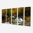 thumbnail image 2 of Rivière Coulante en Automne - Impression sur Toile de Photographie de Paysage, 2 of 3