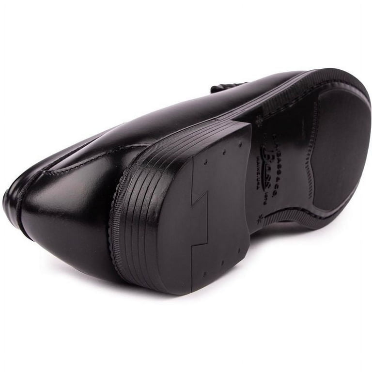 bass black dress shoes The Black Tux G.H.Bass Monogram Derby Patent Shoes In Black | Size: 11