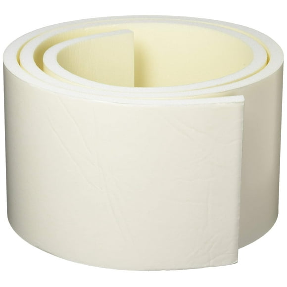 Woeilo Closed-Cell Foam Rolls, White, 1/2"X6"X72", Adhesive