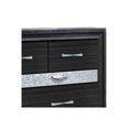 thumbnail image 2 of Benzara Two Tone Wooden Dresser With Nine Drawers, Black And Silver, 2 of 6