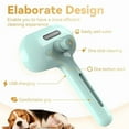 thumbnail image 7 of for Renu Dog Brush, Shower Brush , 3-In-1 Self-Cleaning, for Renu Renu Dog Grooming Brush With Steam, One-Touch Removal for Dogs And Cats No Need to Rinse (Green), 7 of 7