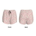 thumbnail image 6 of Uemuo Floral Retro Style Pattern Women's Athletic Shorts High Waisted Running Shorts with Liner Pockets Gym Elastic Workout Shorts-Small, 6 of 9