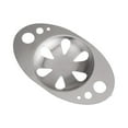 thumbnail image 2 of Colador de huevos de acero inoxidable, perforador de huevos, separador de huevos, deshojador para hornear huevos, herramienta de cocina doméstica, limpiador de verduras con marco de metal, 2 of 7