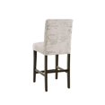 thumbnail image 4 of Tabouret Carré Rembourré de 24" en Écriture Paris Beige, 4 of 7