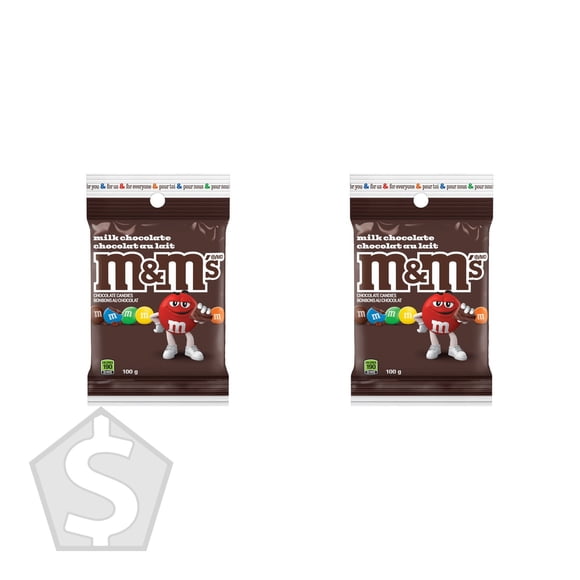 M&M Original, 24 X 100 g - Lot de 2