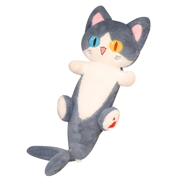 1pc 50-135cm Kawaii alienígena juguete de peluche de gato cojín encantadora cola de tiburón almohada suave regalo de cumpleaños para niños
