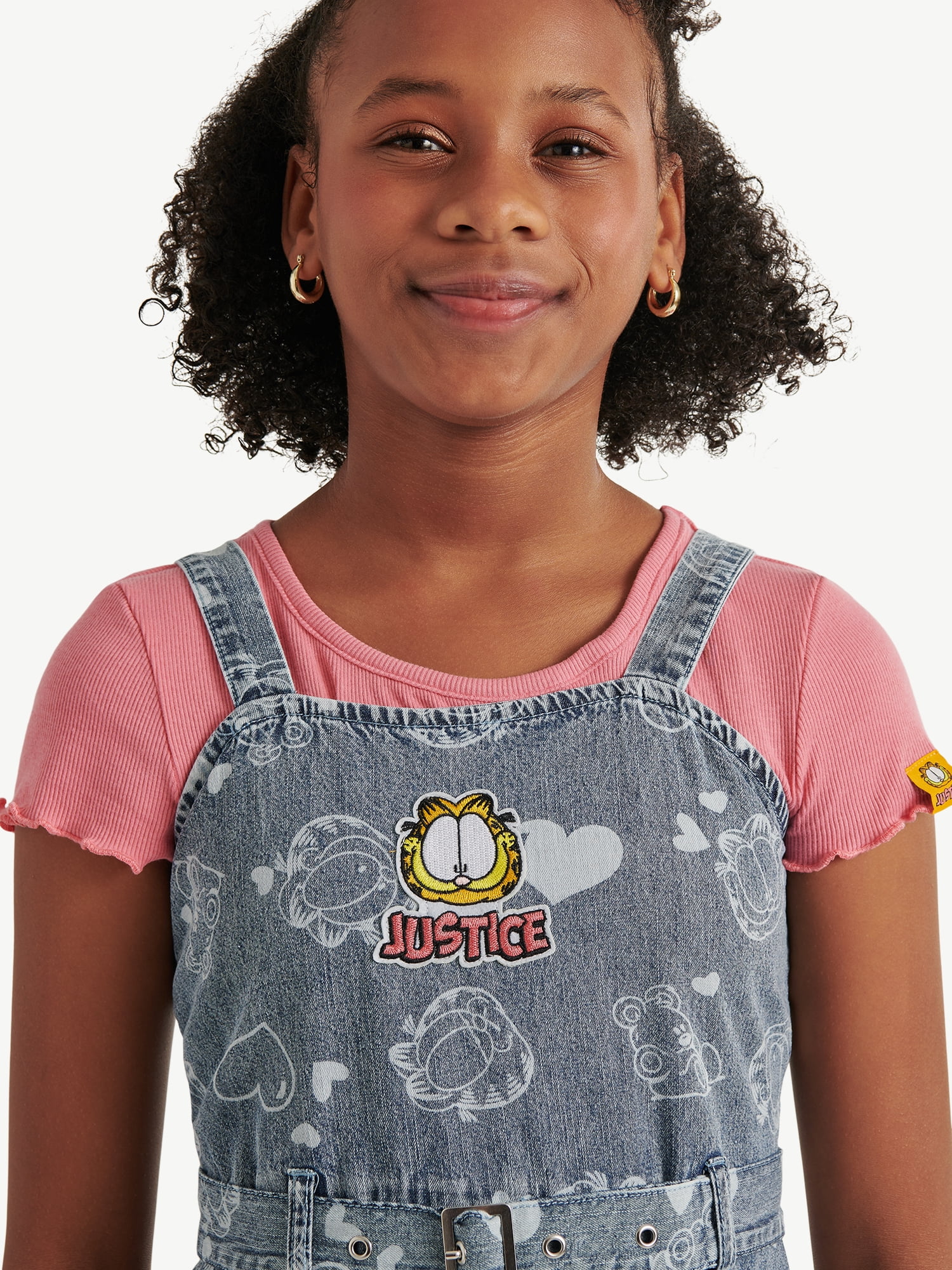 Justice x Garfield Girls Denim Dress, Sizes XS - XLP