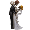thumbnail image 2 of Pacific Giftware Love Never Dies Bride & Groom Lovingly Embrace Wedding Couple Resin Figurine, 2 of 6
