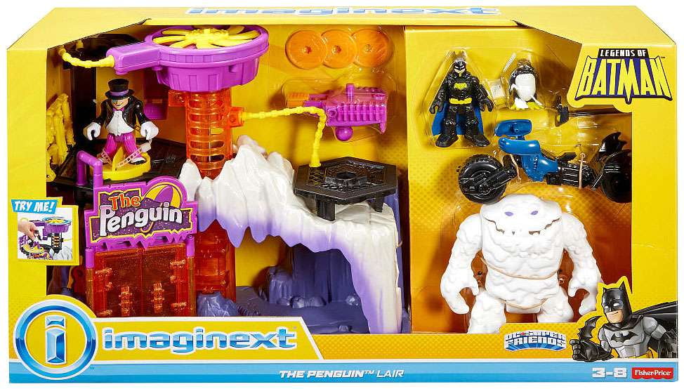 imaginext the penguin lair
