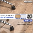 thumbnail image 3 of BesWin Office Chair Mat for Hardwood Floor, 48" x 36" x 2mm Fully Clear PVC Desk Chair Mat, Anti-Slip Floor Protector Mat for Home or Office, 3 of 7