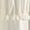 Ivory, variant on Lush Decor Nova Ruffle Ruffle 84" x 42" Textured White 3" Rod Pocket 2-Pc Set Window Panel
