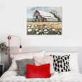 thumbnail image 5 of ARISTURING  Old Barn Picture Wall Decor Art Canvas Prints Vintage Farmhouse Painting for Farm Room, 5 of 6