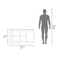 thumbnail image 4 of Alfie Rotable Desk 72 Wide Engineered Wood Black, 4 of 8