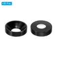 thumbnail image 3 of Uxcell M4 Finition Laveuse à Ressort, 60 Pcs Joint de Vis en Alliage d'Aluminium pour Pièces Mécaniques Noir, 3 of 5