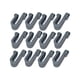 thumbnail image 5 of 12 pinzas de silicona para horno, universales, antideslizantes, de grado alimenticio, resistentes y protectoras para utensilios de cocina. gris, 5 of 9