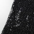 thumbnail image 6 of Balsa Circle 2 Black Panels 8 x 2 feet Sequin Drapery Backdrop Curtains with Rod Pockets Wedding Party Photobooth Ceremony Event, 6 of 8