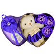 thumbnail image 2 of PENGXAING Heart-shaped Simulation Rose Flower Soap Flower Large Red Bear Gift Box Christmas Valentine‘s Day Creative Gift, 2 of 5