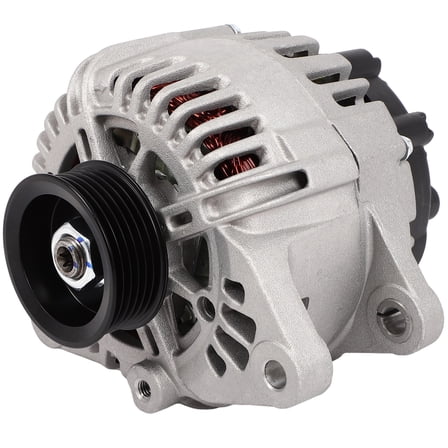 SCITOO Alternator Fits for Hyundai for Santa Fe 3.5L 2003-2006,for Hyundai for XG300 3.0L 2001 ,for Hyundai for XG350 3.5L 2002-2005,for Kia for Amanti 3.5L 2004-2006 12V 120Amp CW 6-Groove 11016