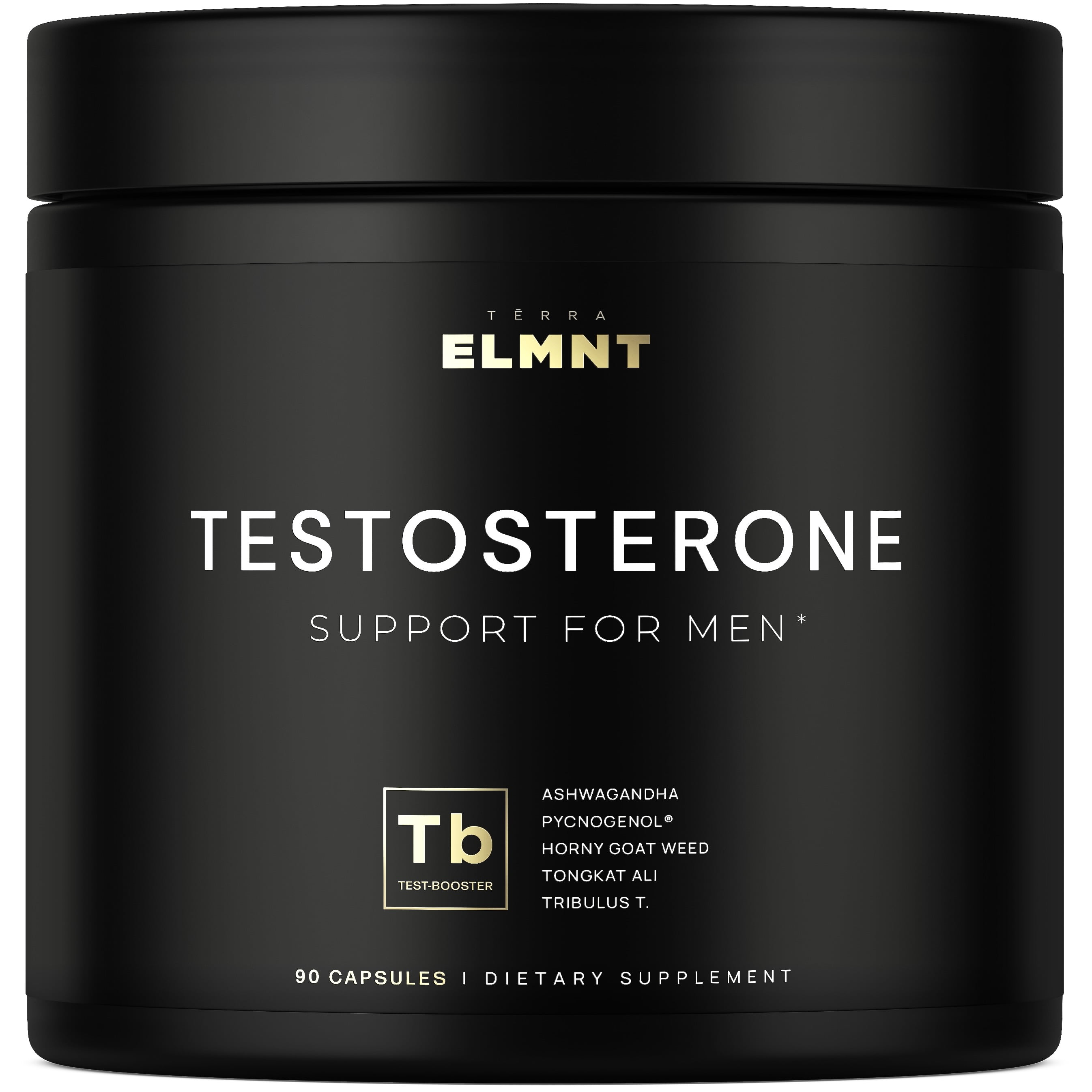 ELMNT 21,800mg Testosterone Booster for Men Male Enhance w. Tongkat Ali Horny Goat Weed+ Pre-Workout