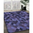 thumbnail image 2 of Ahgly Company Indoor Round Patterned Blue Whale Blue Area Rugs, 3' Round, 2 of 6