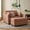 Sunset Rust, variant on Roundhill Furniture Wilson 2-Piece Living Room Set, Chair and Ottoman, Coast Blue