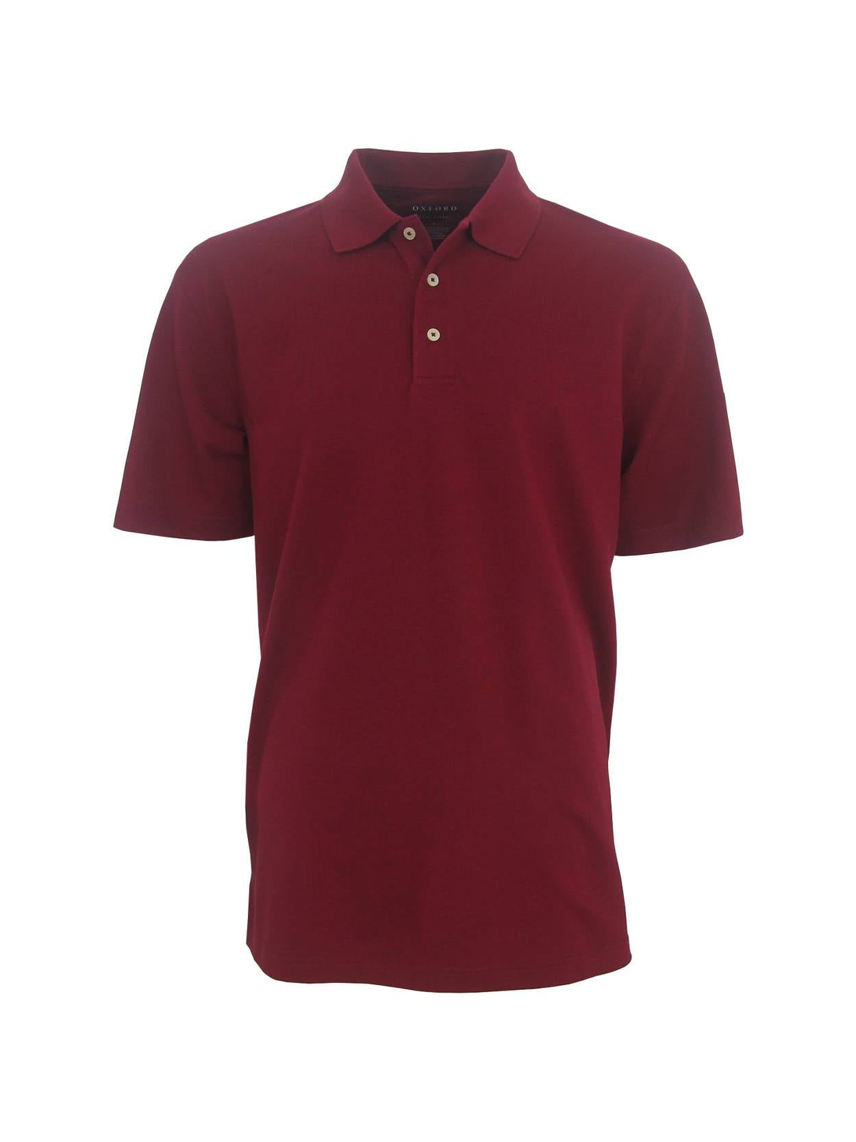 Oxford America Men's Randolph Solid Polo Golf Shirt, Brand New - - Walmart.com