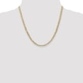 thumbnail image 4 of 14K Yellow Gold Curb Chain Styles Necklace 20 inch 3.8 mm Open Concave with Lobster Clasp, 4 of 4