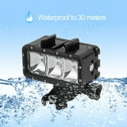 30m Underwater LED Waterproof Ultra Bright Diving Spot Light Snorkel Swimming Camera Night Shooting Lamp For GoPro