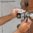 thumbnail image 3 of HEANUJJ Portable Stainless Steel Door Lock for Home and Hotel Use, Security Device for Enhanced Door Safety, 3 of 8