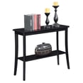 thumbnail image 1 of Convenience Concepts Designs2Go Baja Console Table in Black Wood Finish, 1 of 2