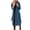 Dark Blue, variant on Crgrtght Women's Long Sleeve Coat Loose Fit Collared Open Front Lightweight Belted Trench Coat Fall Winter Fashion Outerwear Elegant Classic Tops Dark Blue XXL