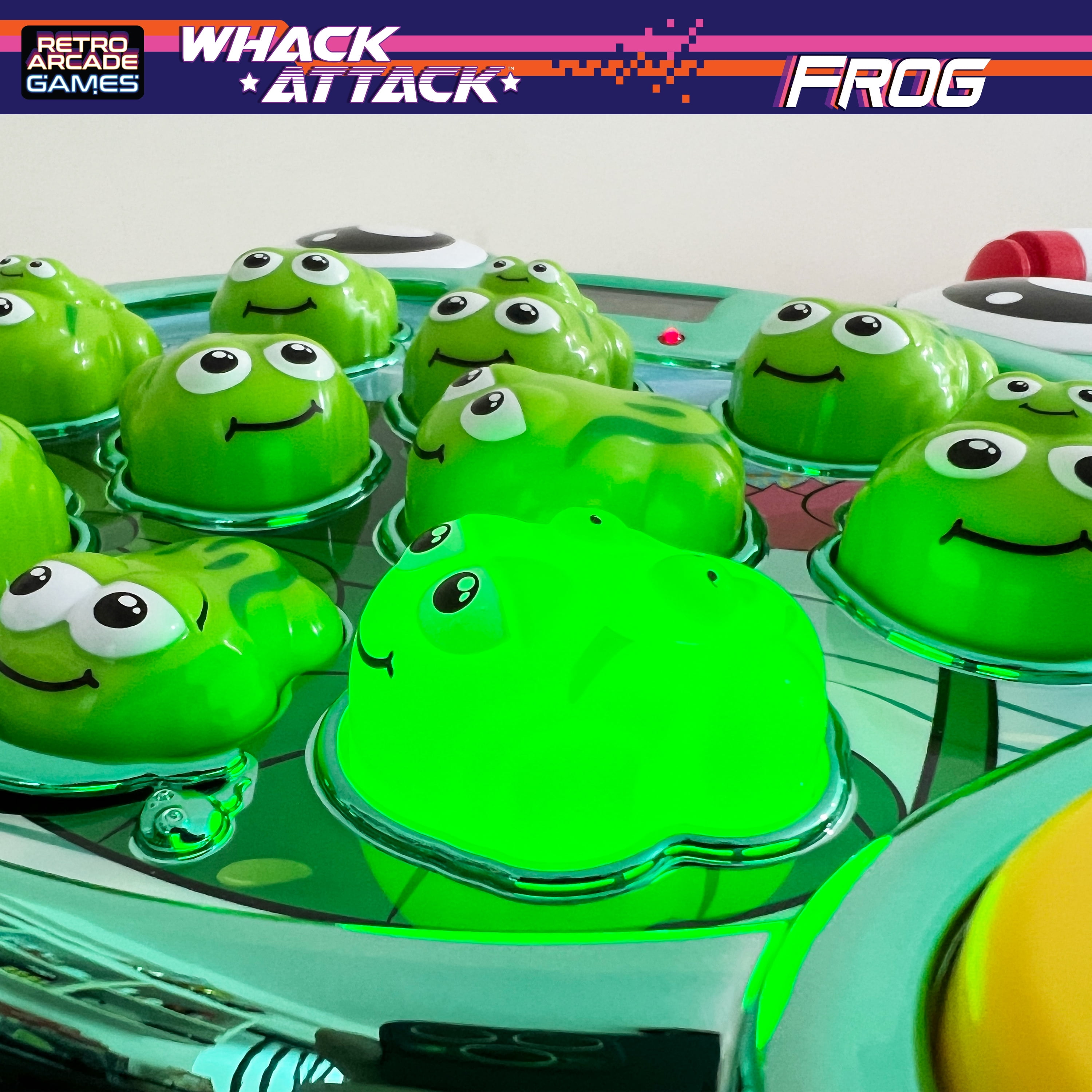 Nature Bound Whack Attack Frog Game, Interactive Educational Board Game for Kids, 2 Players, Ages 3+