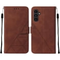 thumbnail image 3 of Wallet Case for Samsung Galaxy A15 5G, Galaxy A15 5G Case Wallet with Card Holder Kickstand Shockproof PU Leather Magnetic with Wrist Strap Flip Cover for Samsung Galaxy A15 5G Brown YB, 3 of 12