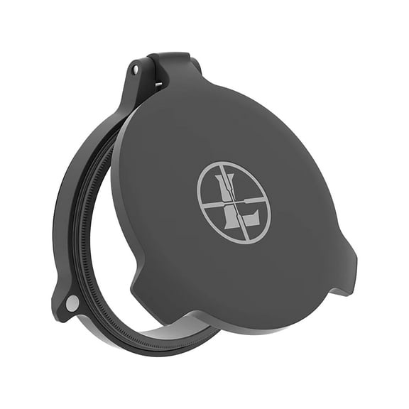 Leupold Alumina Flip-Up Long Gun Optic Cover 52mm VX-6 Models, Objective, Matte Black
