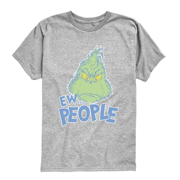 The Grinch - Ew, People - Youth Boys Short Sleeve Graphic T-Shirt