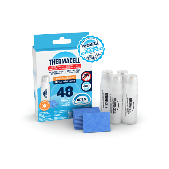 Recharge de répulsif à moustiques Thermacell Fuel‑ZoneGuard à combustible – paquet de 48 heures