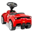 thumbnail image 6 of Best Choice Products Kids Licensed Ferrari 458 Sports Car Ride On Push Pedal Vehicle  w/ Steering Wheel, Horn- Red, 6 of 7