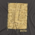 thumbnail image 2 of Harry Potter Marauders Map Interior Women's T Shirt, Charcoal, 2X-Large, 2 of 6